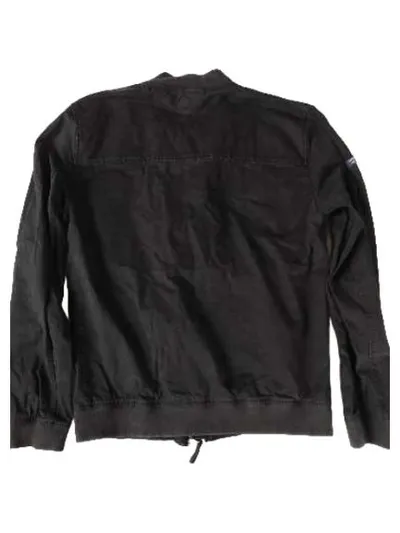 Superdry International Bomberjacke Herren Gr. L Schwarz Baumwolle
