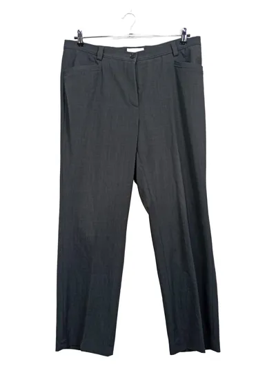 Gardeur Comfort Damen Stoffhose Grau Gr. 46 Business Schurwolle