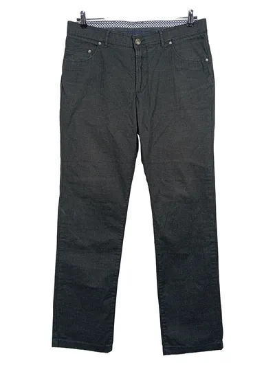 Eurex by Brax Herren Stoffhose Grau Kariert Gr. 452 (52) W36 L33 Baumwolle