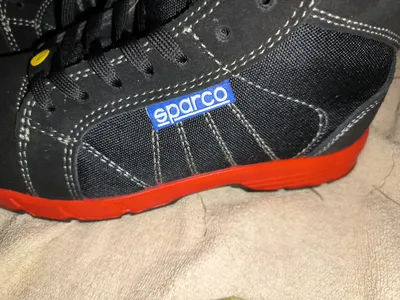 Sparco Teamwork Arbeitsschuhe Herren Gr. 39 Schwarz Wildleder S3 Sicherheit