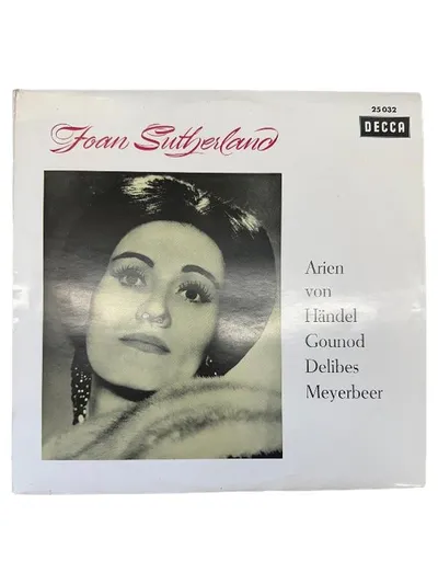 Joan Sutherland Arien von Händel Gounod Delibes Meyerbeer DECCA Vinyl LP