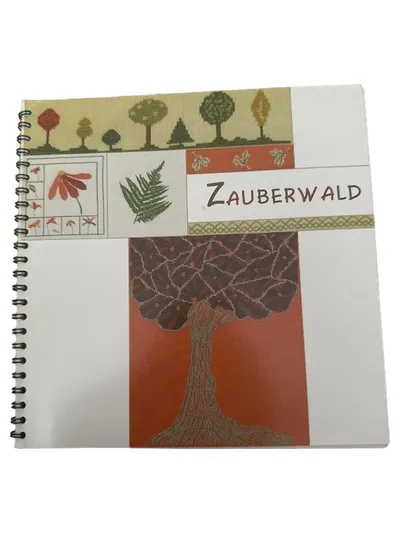 MWi Stickgalerie Zauberwald Notizbuch Ringbuch Kreuzstich Motive Baum