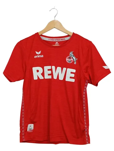 Erima 1. FC Köln Fußball Trikot Kinder Gr. 164 Rot REWE