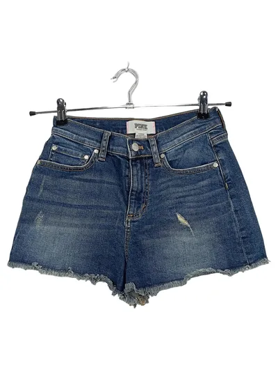 PINK Victoria's Secret Damen Jeans Shorts Gr. S/36 Blau Destroyed
