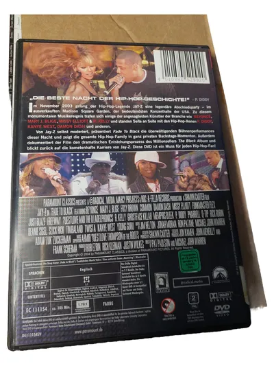 Jay-Z Fade To Black DVD Konzert Doku Hip Hop Rap 2004