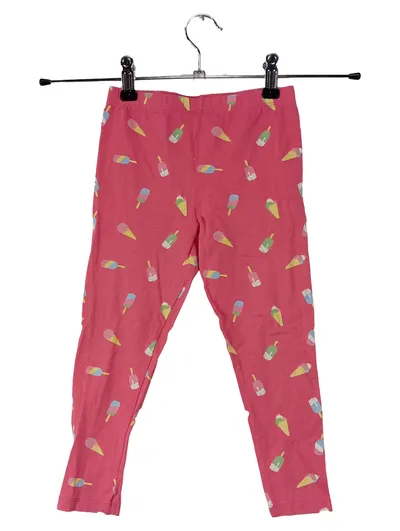TCM Kinder Leggings Mädchen Eis-Muster Rosa Gr. 98/104 Baumwolle