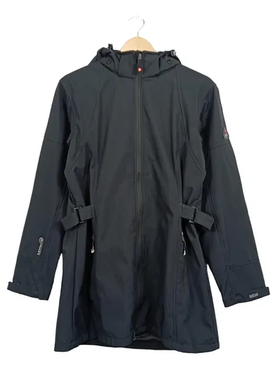 Killtec Damen Softshell Parka Gr. 40 Outdoor Funktionsjacke Grau