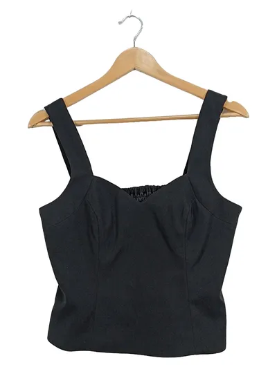 Best Connections Damen Bustier Top Schwarz Gr. 38 Elegant Träger