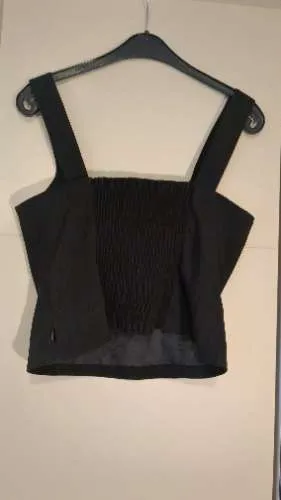 Best Connections Damen Bustier Top Schwarz Gr. 38 Elegant Träger