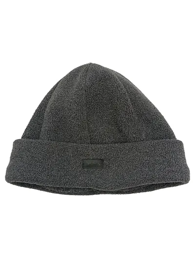Pepe Jeans London Fleece Beanie Mütze Grau Unisex Wintermütze