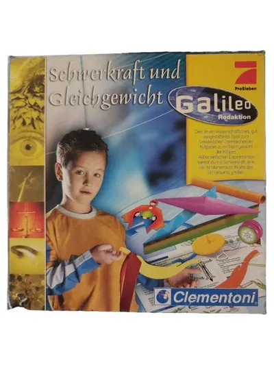 Clementoni Galileo Experimentierkasten Schwerkraft Gleichgewicht Kinder