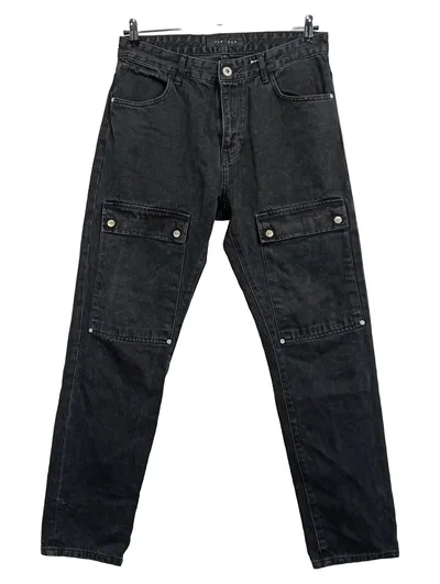 Pegador Herren Cargo Jeans Hose Schwarz Größe 32 Streetwear Denim