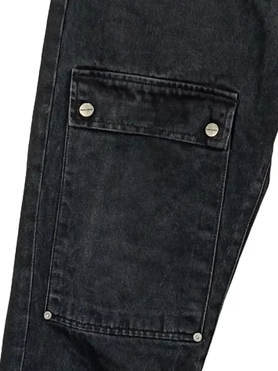 Pegador Herren Cargo Jeans Hose Schwarz Größe 32 Streetwear Denim