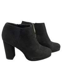 Anna Field Damen Stiefeletten Schwarz Gr. 39 Blockabsatz Ankle Boots 1