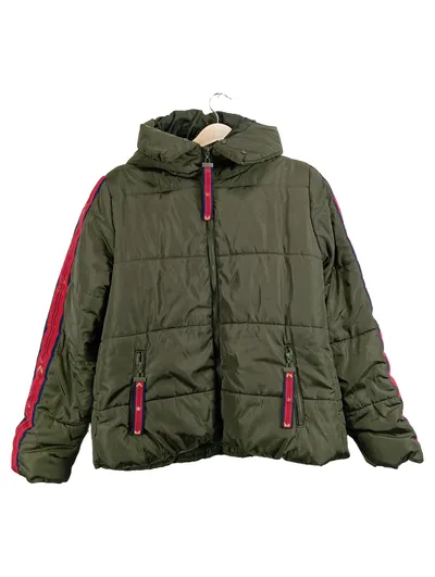MEXX Steppjacke Damen M Oliv Kapuze Winterjacke Puffer Jacke