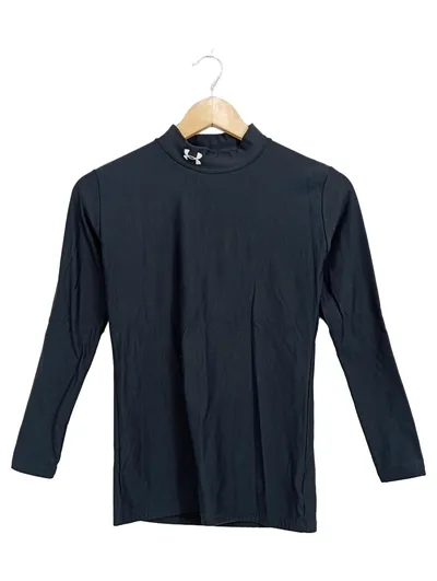 Under Armour ColdGear Langarmshirt Kinder Gr. 164 Schwarz Kompression