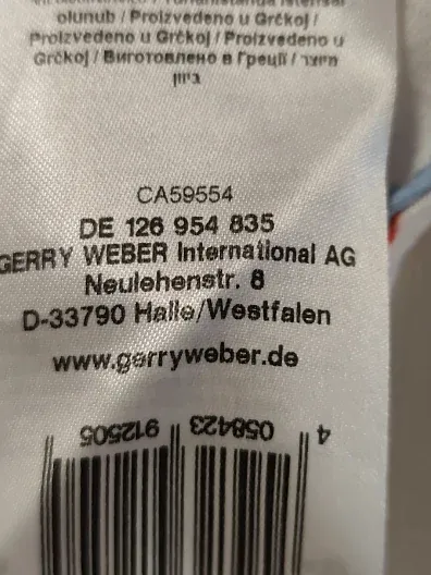 Gerry Weber Damen T-Shirt Gr. 38 Segelboot Maritim Weiß Blau Rot 6