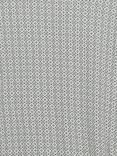 LASCANA Damen Langarmshirt 3/4-Arm Gr. 36/38 Weiß Geometrisch Viskose
