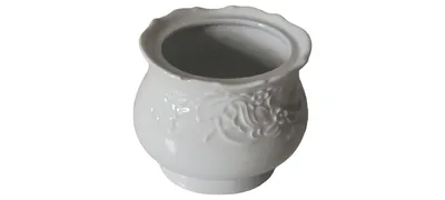 Mitterteich 2070 Zuckerdose Porzellan Weiß Blumen Klassisch Vintage