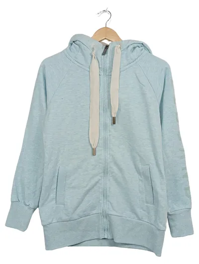 ELBSAND Damen Sweatjacke Kapuzenjacke Hoodie Türkis Gr. M