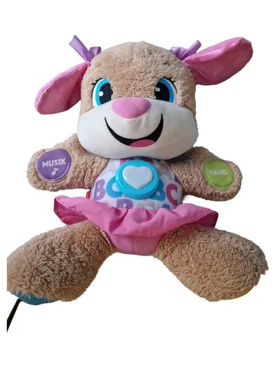 Fisher-Price Lernspaß Hundefreundin Kuscheltier Hund beige 36cm