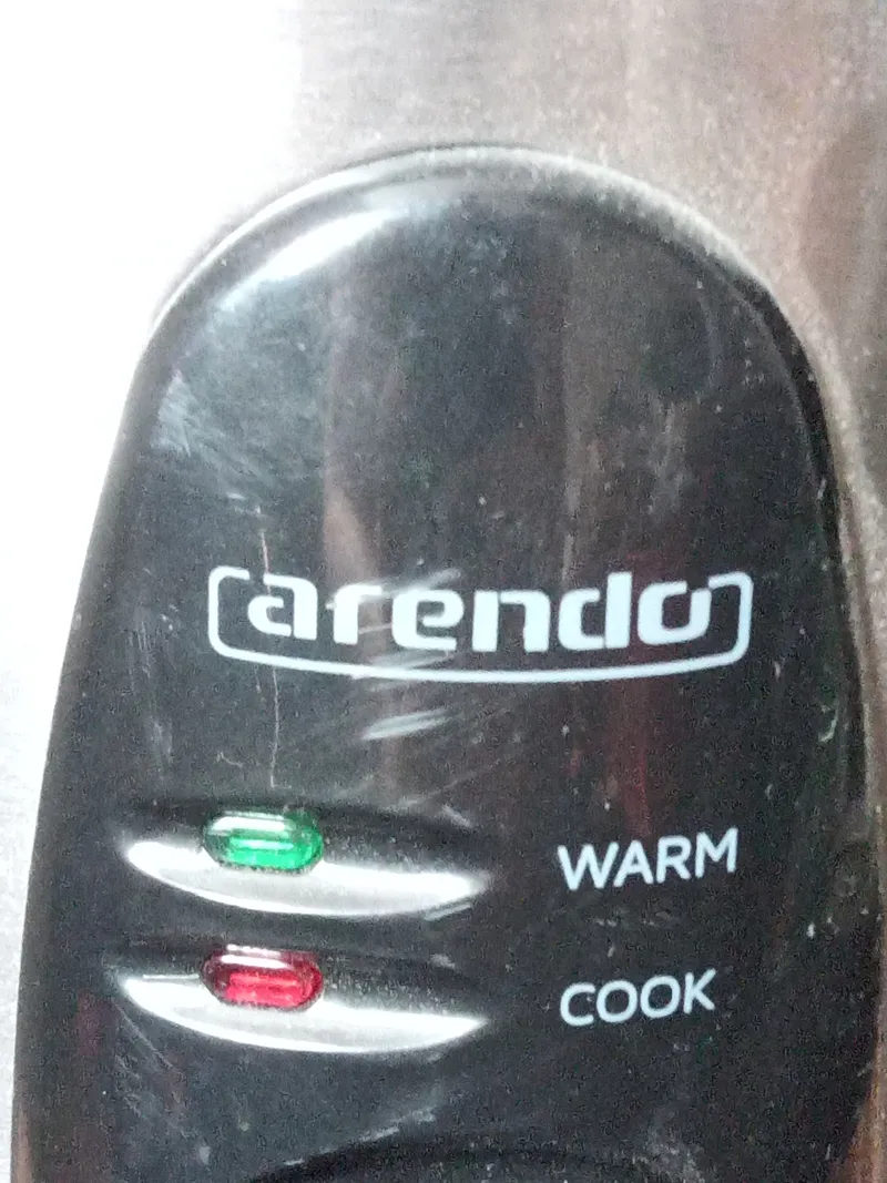 Arendo EDO Reiskocher 301225 Edelstahl Warmhaltefunktion Silber 3