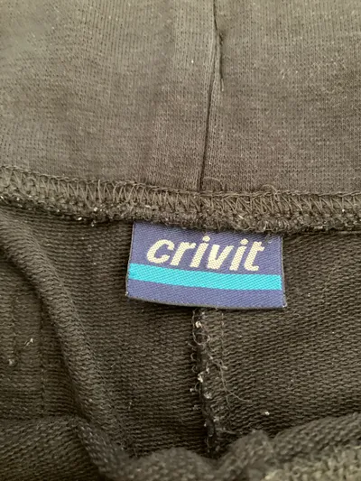 Crivit Damen Jogginghose Schwarz Gr. L/42 Sporthose Baumwolle
