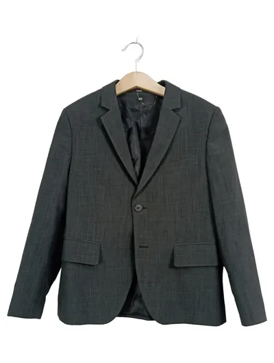 Weise Kinder Sakko Anzugjacke Gr. 128 Grau Meliert Festlich
