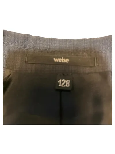 Weise Kinder Sakko Anzugjacke Gr. 128 Grau Meliert Festlich
