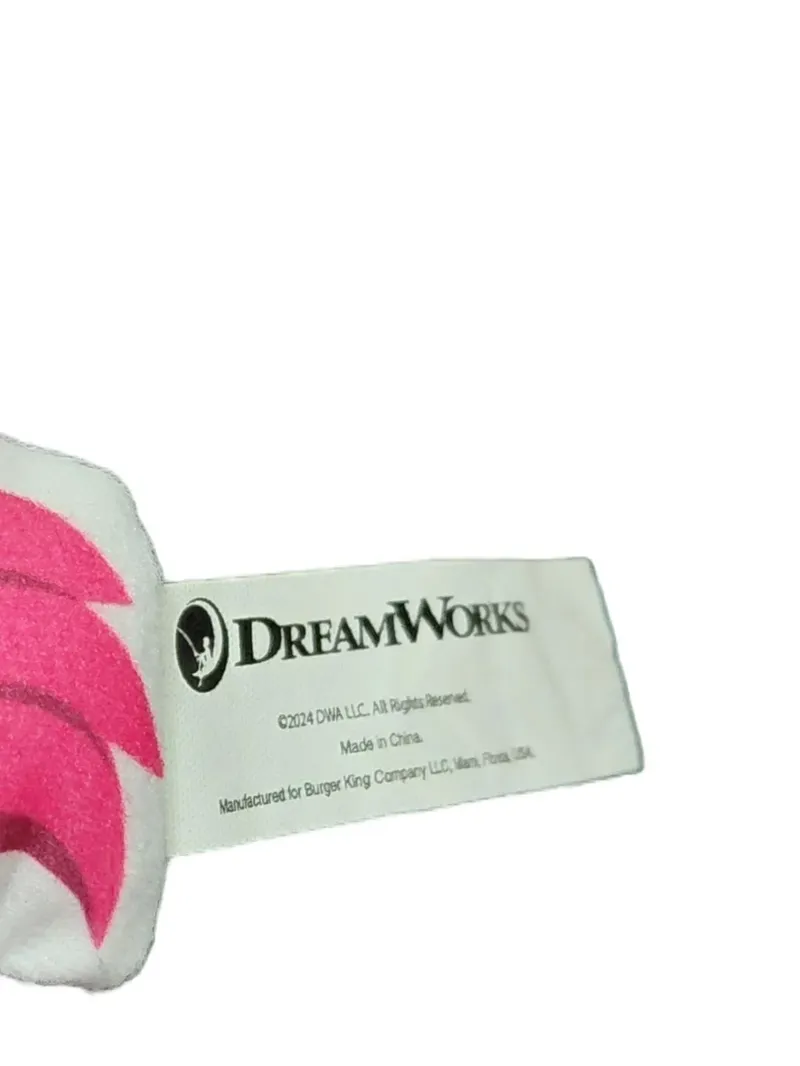 Burger King Trolls Poppy Plüsch Schlüsselanhänger DreamWorks Pink 4