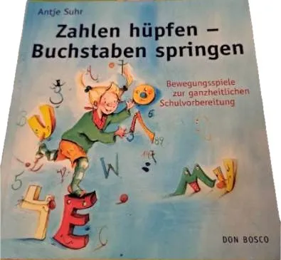 Don Bosco Zahlen hüpfen Buchstaben springen Lernbuch Schulvorbereitung
