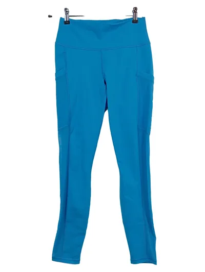 Fabletics PowerHold Damen Leggings Türkis Sport Fitness Gr. M