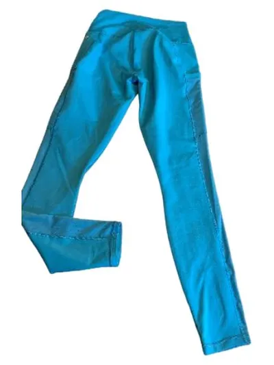 Fabletics PowerHold Damen Leggings Türkis Sport Fitness Gr. M
