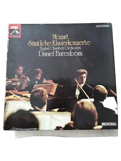 EMI Electrola Mozart Klavierkonzerte Daniel Barenboim Vinyl Box Klassik