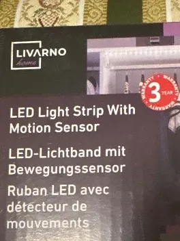 LIVARNO home 387210 Unterbauleuchte LED Lichtband Bewegungssensor 100cm Weiß