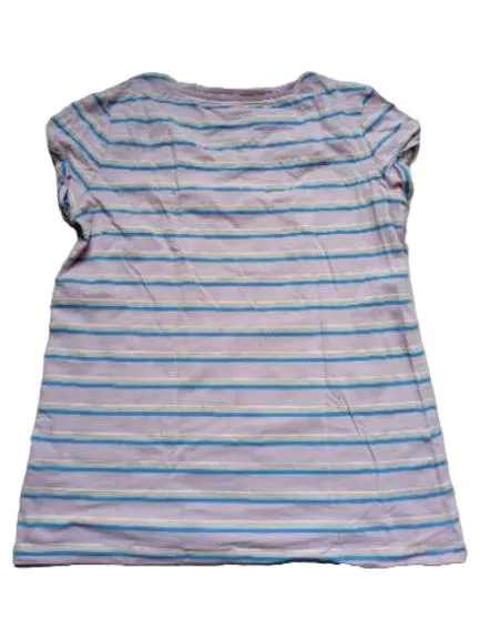 edc by Esprit Damen T-Shirt Gr. M Rosa Gestreift Baumwolle Casual 3