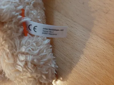 mbw Plüschhase Kuscheltier Stofftier Hase beige 20cm NEU