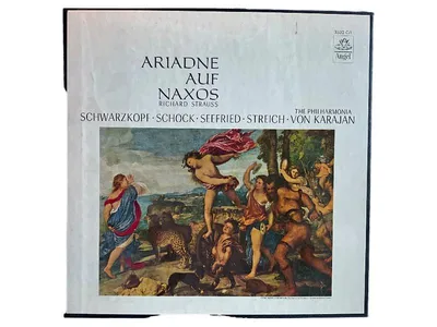 Ariadne auf Naxos Richard Strauss Vinyl LP Schwarzkopf Karajan Philharmonia