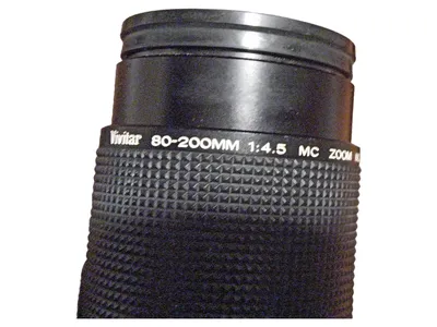 Vivitar 80-200mm 1:4.5 MC Zoom Teleobjektiv Vintage Kamera Objektiv