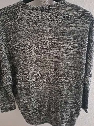 EDC Damen Strickjacke Cardigan Gr. M Grau Meliert Oversize Casual 2