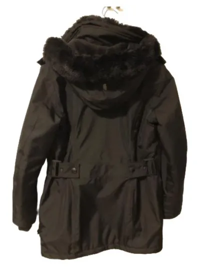 Wellensteyn Damen Parka Winterjacke Fellkapuze Schwarz Gr. M