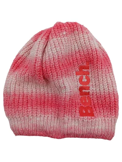 Bench. Strickmütze Damen Rosa Meliert Beanie Wintermütze