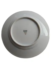 Edelstein Bavaria Porzellan Essteller 2181 Weiß Elegant Festlich 20 cm 2
