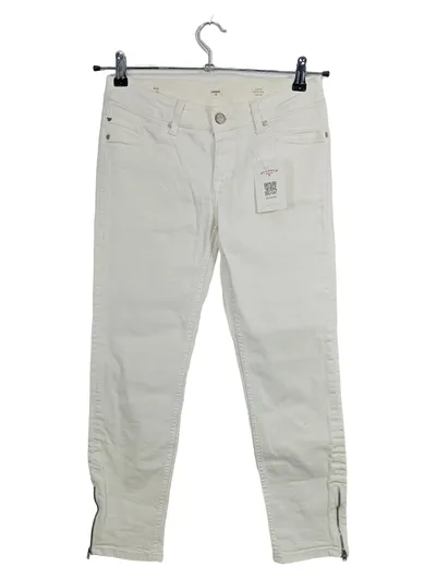 Blue Fire Jasmin Damen Jeans Slim Fit Weiß W29 7/8 L25