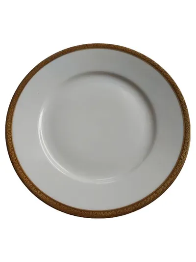 Edelstein Kuchenteller Porzellan 2181 Elegant Weiß 20cm Festlich