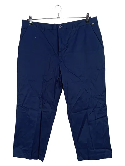 Lyle & Scott Stoffhose Herren W36 Blau Chino Freizeithose Baumwolle