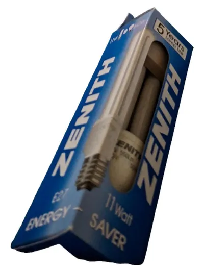 Zenith Energy Saver E27 11W Energiesparlampe Leuchtmittel Weiß