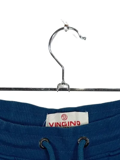 Vingino Cargo Shorts Jungen 140 Blau Baumwolle Freizeit Sportlich Uni Logo