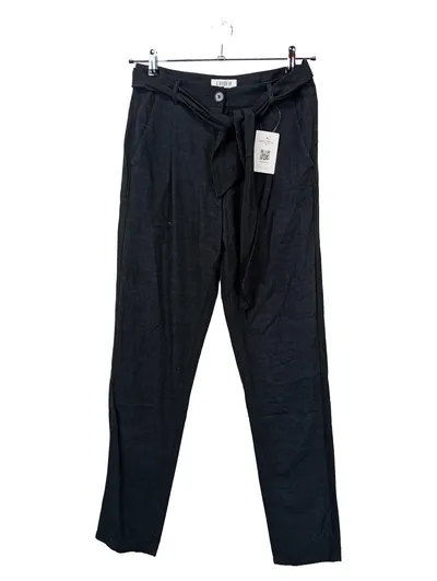 EDITED Damen Stoffhose Business Elegant Baumwolle Schwarz Gr. 38