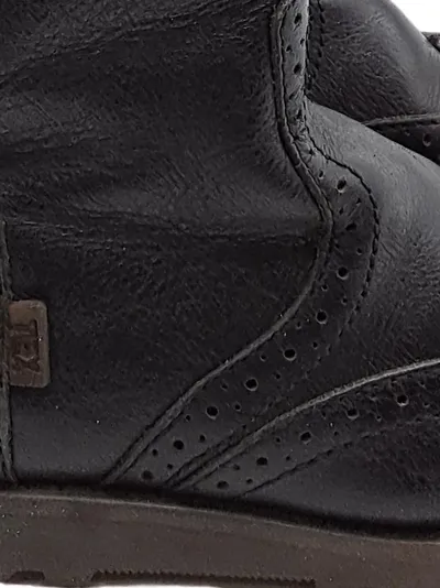 Bisgaard Kinder Mädchen Leder Stiefel gefüttert Schwarz Gr. 28